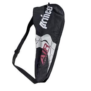 Prince Air Series Tennis Racquet Bag Black Holder With Strap Zip